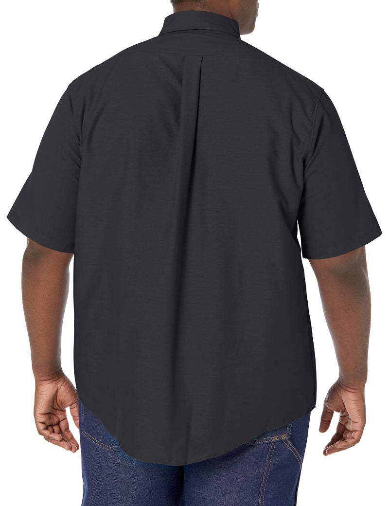 Red Kap Men's RK Poplin Dress Shirt, Black, SS 3XL - Image 2